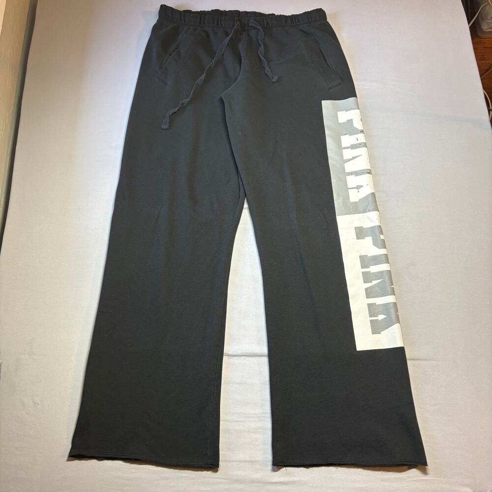victoria secret pink wide leg sweatpants